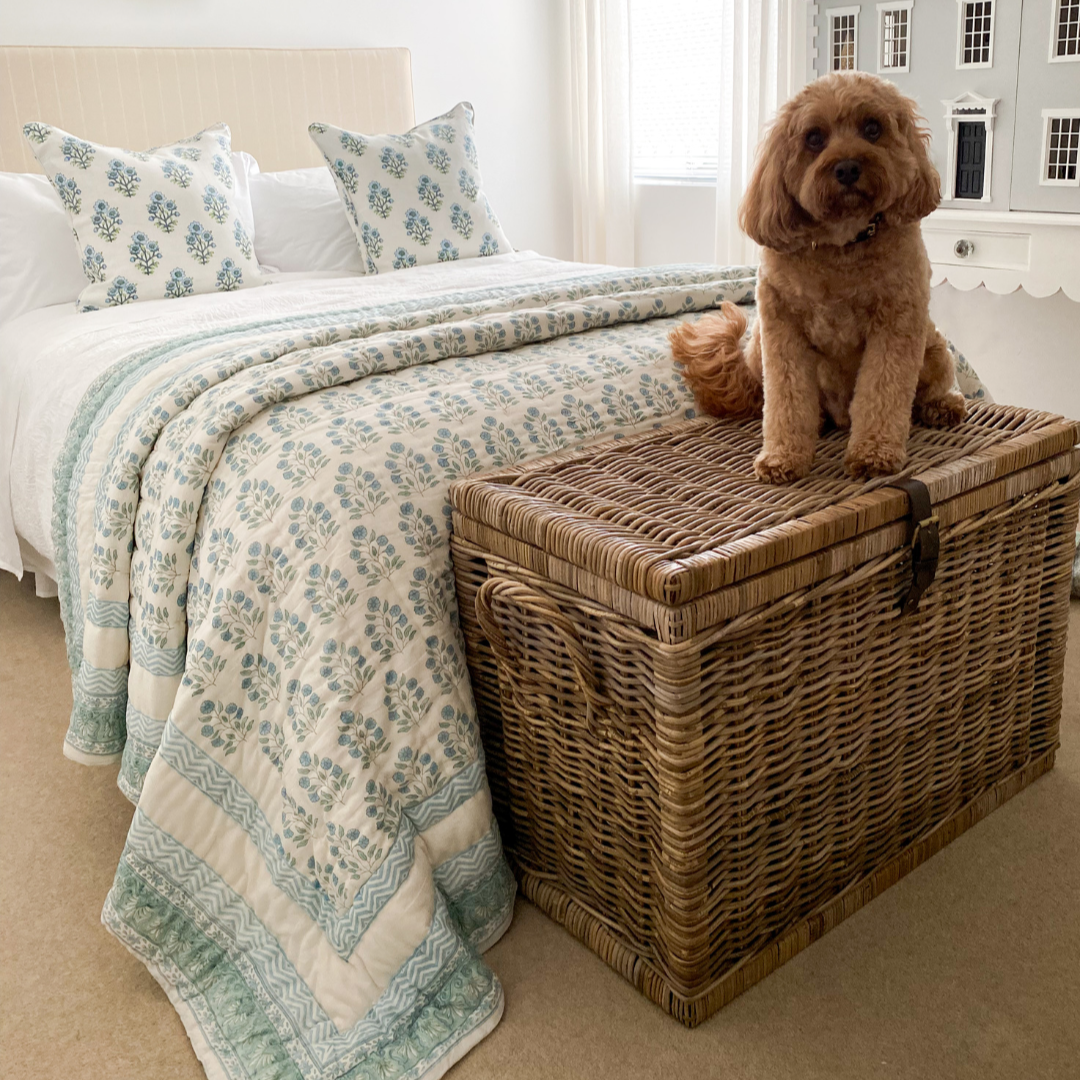 Samode Sage Green Quilt